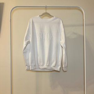 Bridal Crewneck - Etsy, L, White